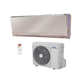 FISHER FSAIF-Art-120AE2-G (kültéri + beltéri egység) Oldalfali split klíma (GOLDEN) 3,5 kW,Hősz,  Inverter, R410A, WIFI csatlakozási opció