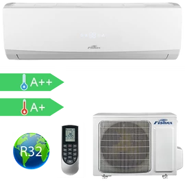 FISHER FSAI-SU-124BE3 (kültéri + beltéri egység) Oldalfali split klíma 3,2 kW,Hősz, Inverter , R32, WIFI
