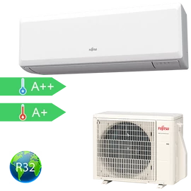 FUJITSU ASYG07KPCA/AOYG07KPCA (kültéri + beltéri egység) Oldalfali split klíma 2.0 kW Hősz. Inver. R32