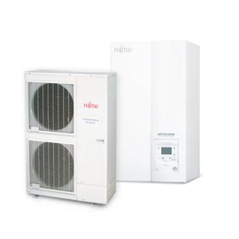 FUJITSU WSYK160DG9/WOYK160LCTA (hidraulikus egység+kültéri egység) Waterstage HP levegő-víz hőszivattyú "V2" (RVS21-F)15,2 kW,400V, R410 A