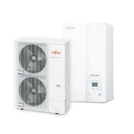 FUJITSU WSYG160DJ6/WOYG160LJL (hidraulikus egység+kültéri egység) Waterstage SHP levegő-víz hőszivattyú 16 kW,230V, R410 A