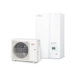 FUJITSU WSYA050ML3/WOYA060KLT (hidraulikus egység+kültéri egység) Waterstage levegő-víz hőszivattyú "COMFORT" 4,5 kW,230V, R32