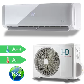 HD  HDWI-MAXIMUS-96D / HDOI-MAXIMUS-96D (beltéri +kültéri egység) Oldalfali split klíma (MAXIMUS) 2,5 kW, Hősziv,Inverteres, R32