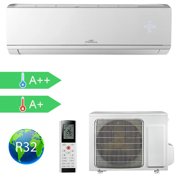 FISHER FSAI-CP-90BE3  (kültéri + beltéri egység) Oldalfali split klíma 2,7 kW,Hősz, Inverter , R32, WIFI