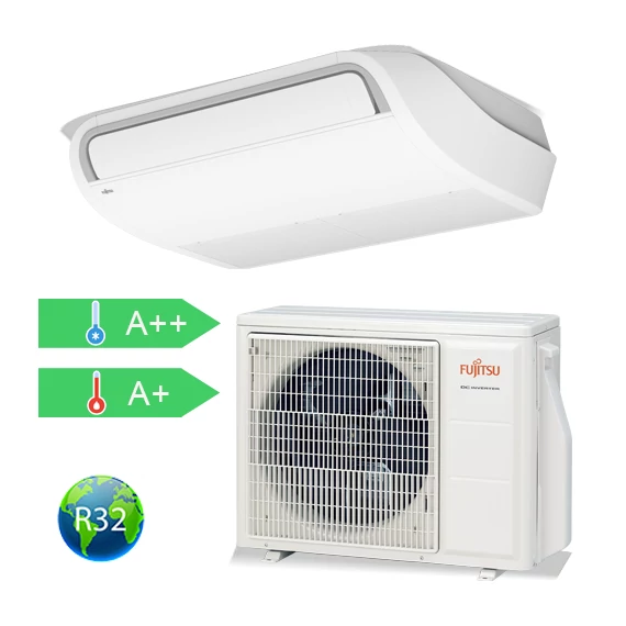 FUJITSU ABYG18KRTA/AOYG18KBTB (kültéri + beltéri egység+UTY-RCRYZ1 ) mennyezeti split klíma 5,2 kW, R32, invert, hősziv