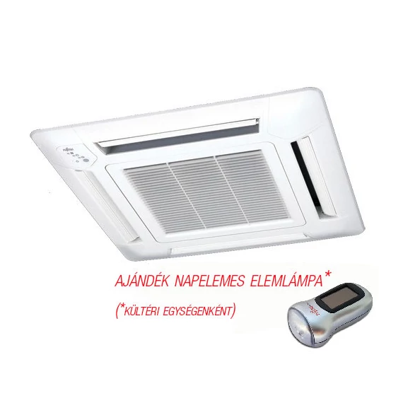 FUJITSU AUYG12LVLB/AOYG12LALL (kültéri+beltéri egység) Kazettás split klíma 3,5 kW, Euro, Invert, R410A