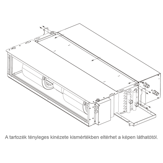 GALLETTI  MDF1V  kiegészítő hőcserélő PWN 13-14-16-hoz