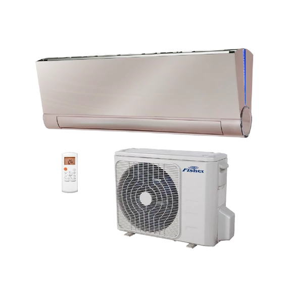 FISHER FSAIF-Art-240AE2-G (beltéri + kültéri egység) Oldalfali split klíma GOLDEN 7 kW, Inverter,Hösziv., R410A; WIFI csatlakozási opció