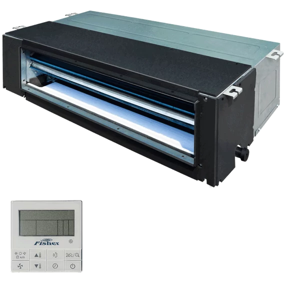 FISHER FSLUIF-180CE3/FSOIF-180CE3 (beltéri +kültéri egység) Légcsatornás split klíma 5,3 kW,Inverter,Hősziv.,R32